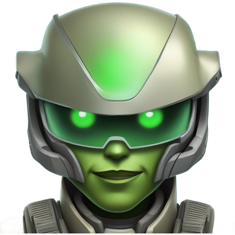 military alien  emoji