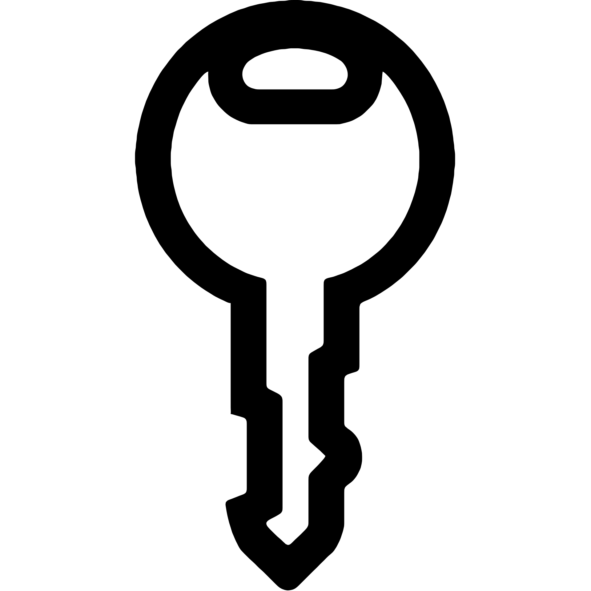 minimal golden key, simple design emoji