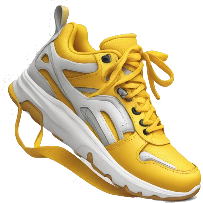 sneakers on white background emoji