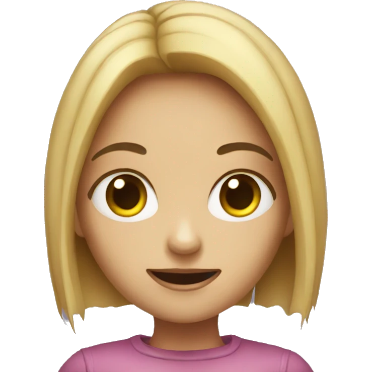 creepy girl emoji