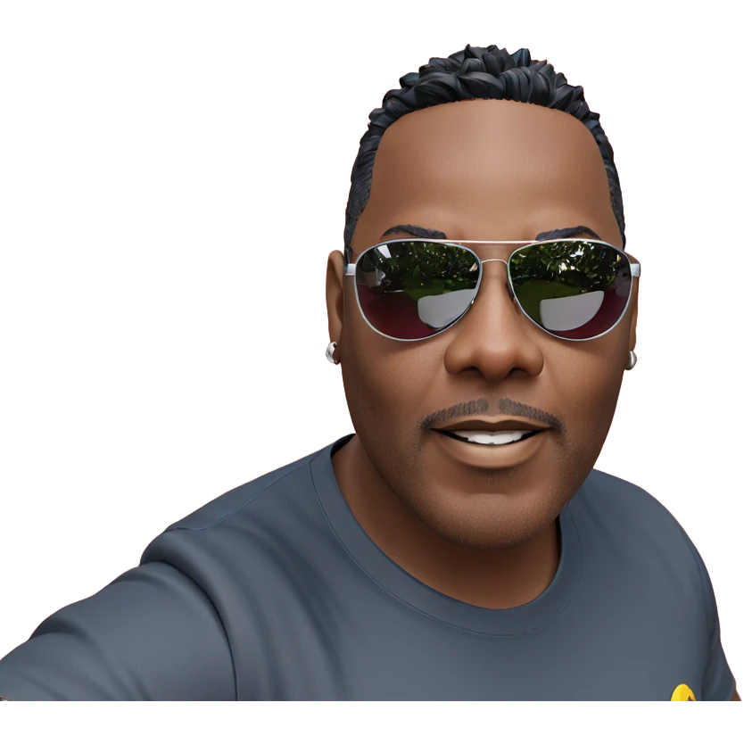 cool dude with sunglasses emoji