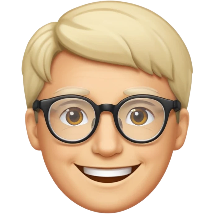 my sticker with glasses  emoji