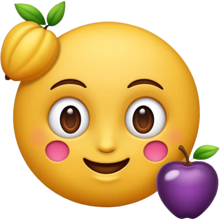bala doce branco e roxo emoji
