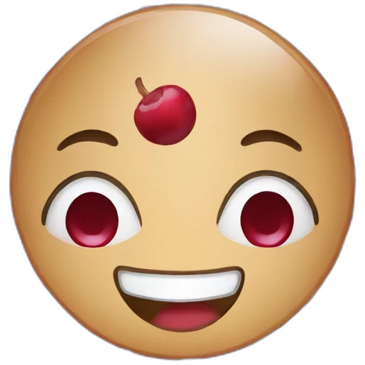 Happy cranberries  emoji