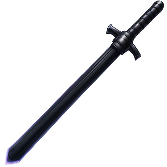 black lightsaber starwars emoji