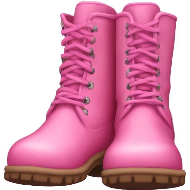 Pink boots emoji