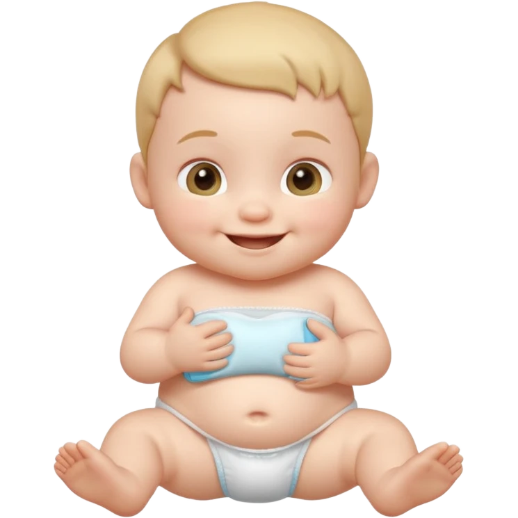 3d baby Cartoon  emoji