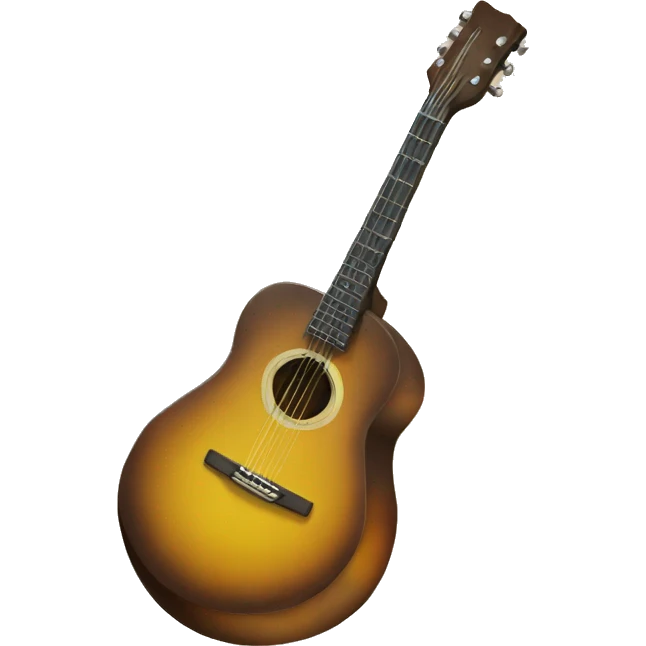 smily with guitar emoji
