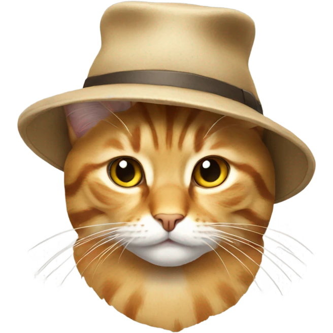 Cat wearing hat  emoji
