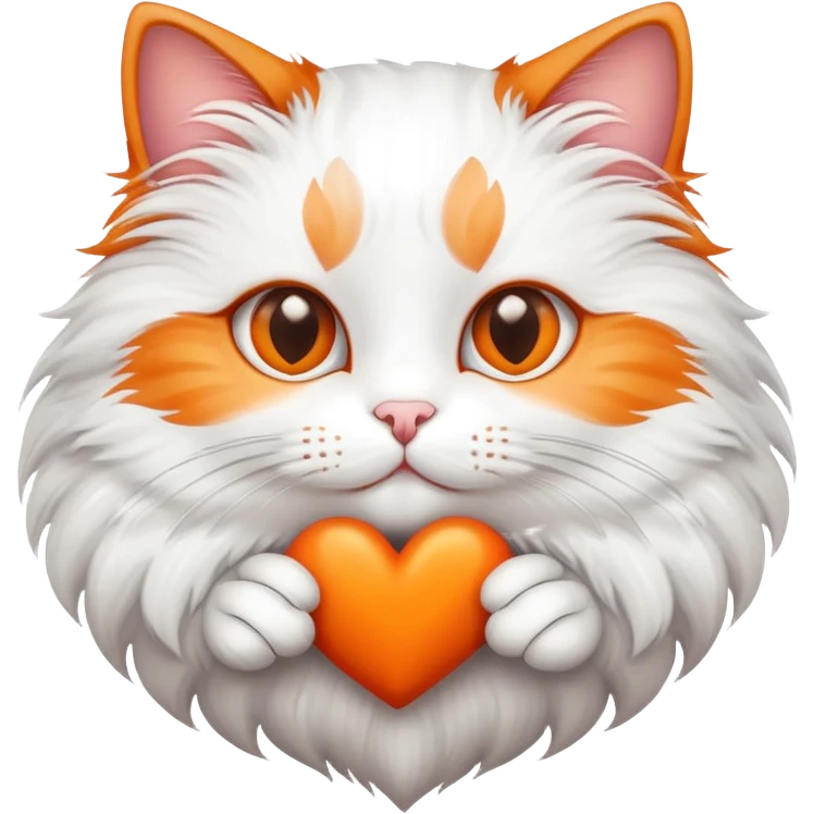Love heart cat emoji