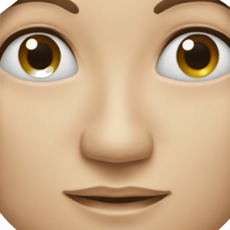 Caucasian wellness face emoji