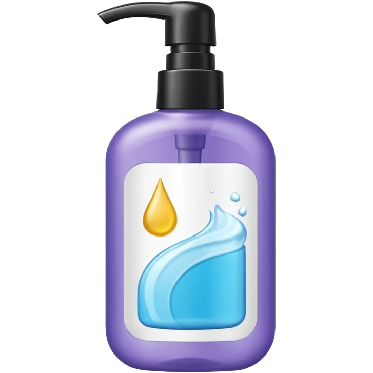 hair shampoo bottle emoji