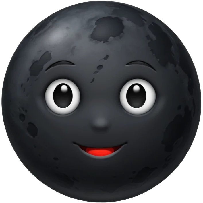 black moon emoji