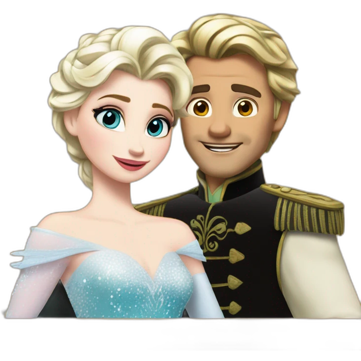 Michou et Elsa emoji