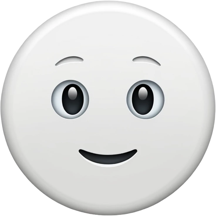 White circle emoji