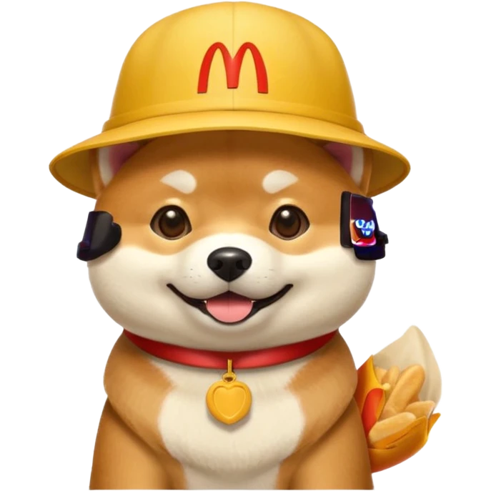 Shiba Jasper McDonald's emoji