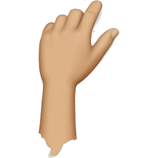 hand ripping paper emoji