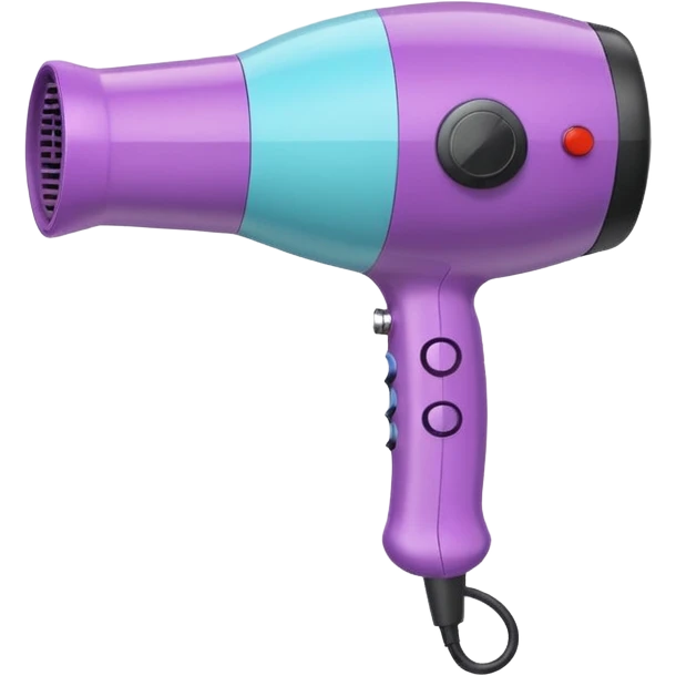 Cute Hair dryer, different designs and pattern emoji