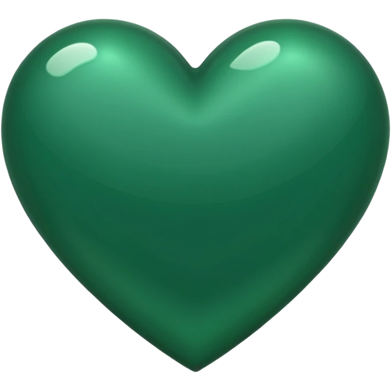 dark green heart emoji
