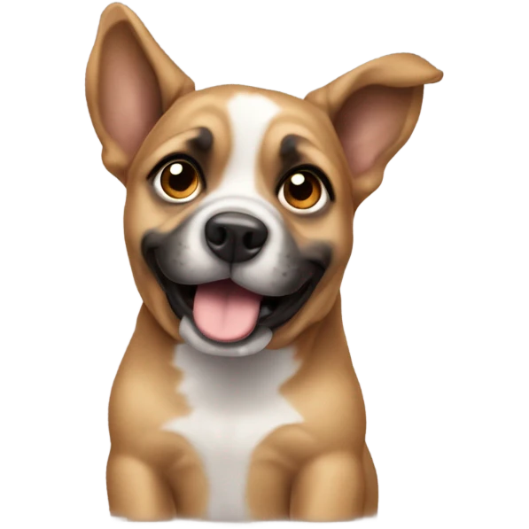 Cachorro de óculos  emoji