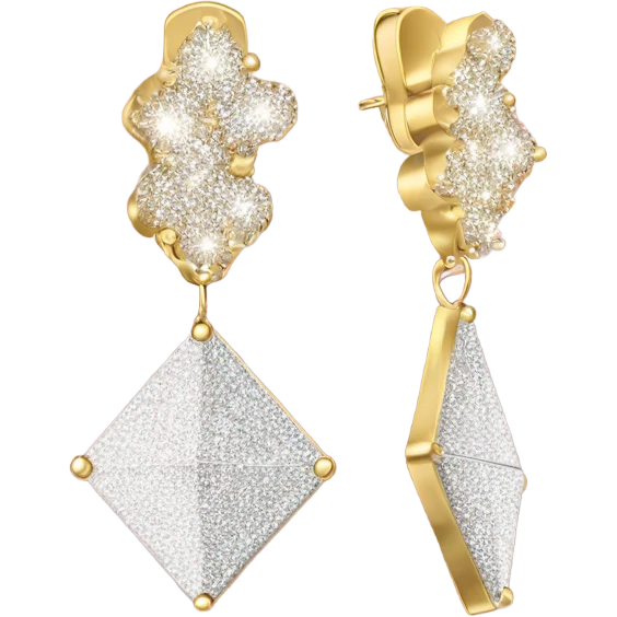 SPARKLY DIAMOND GLITTER earrings emoji