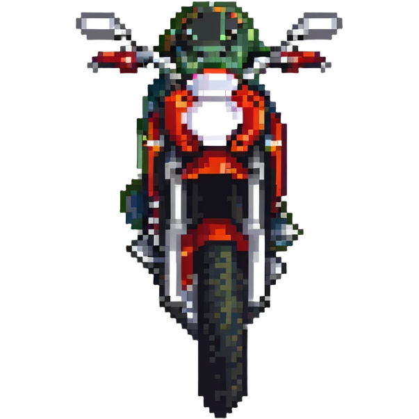 yellow and black super motard motorcycle emoji
