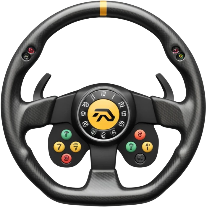 F1 steering wheel emoji