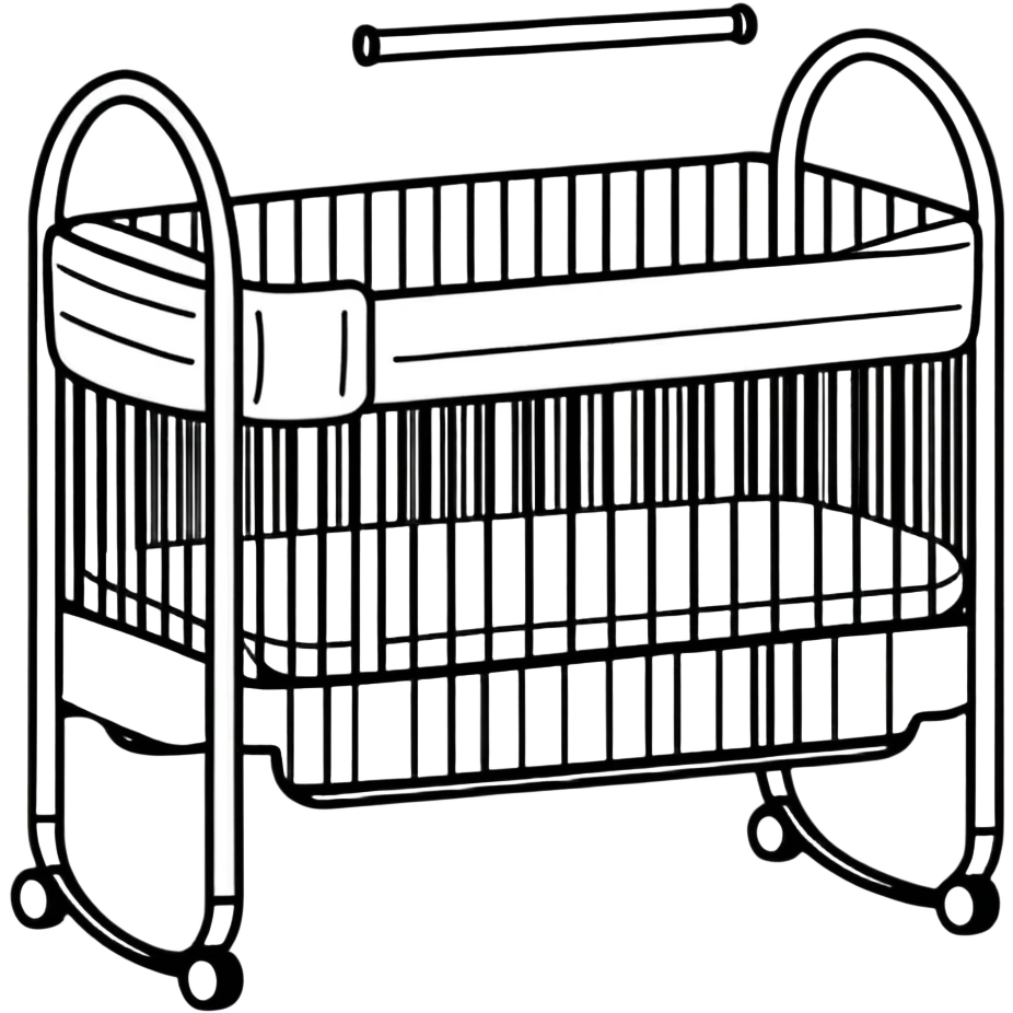 Baby crib emoji