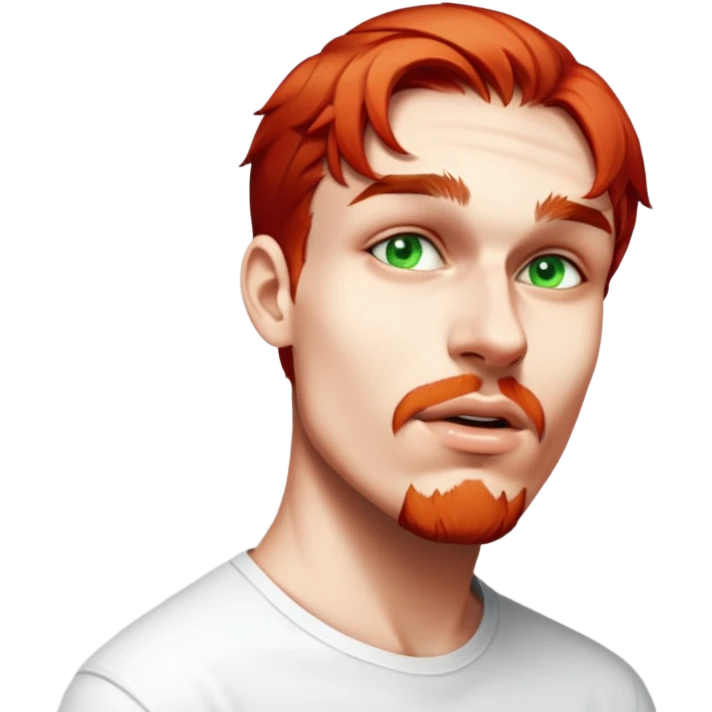male, wearing white shirt emoji