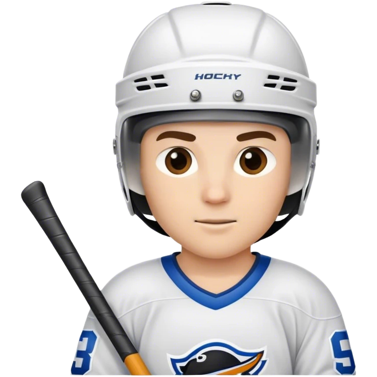 Ice hockey player emoji