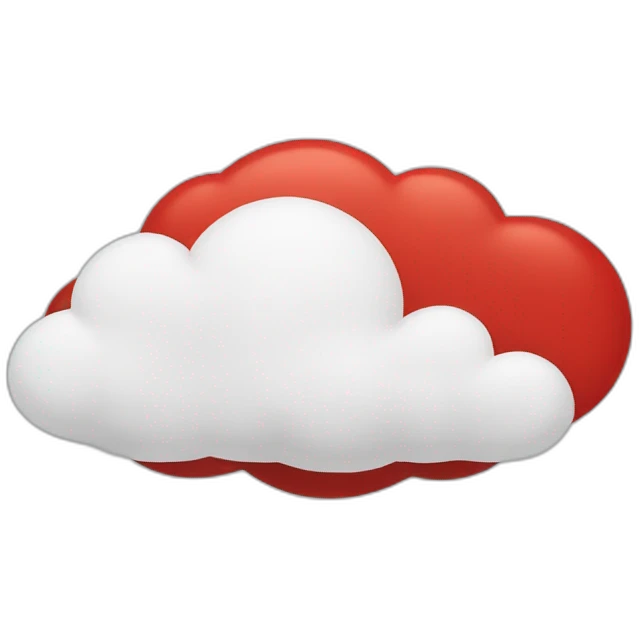 red cloud emoji