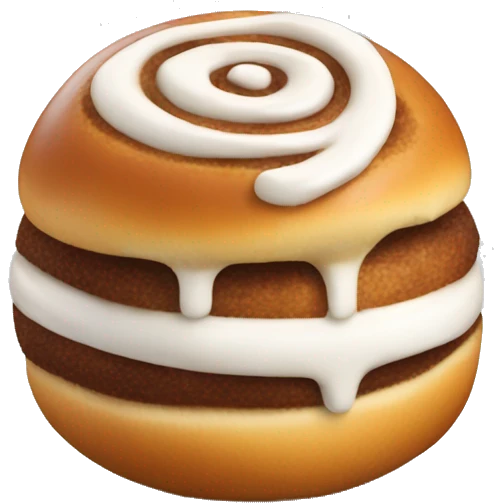 Cinnabon bun emoji
