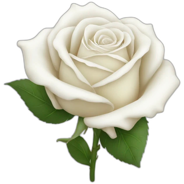 White rose emoji