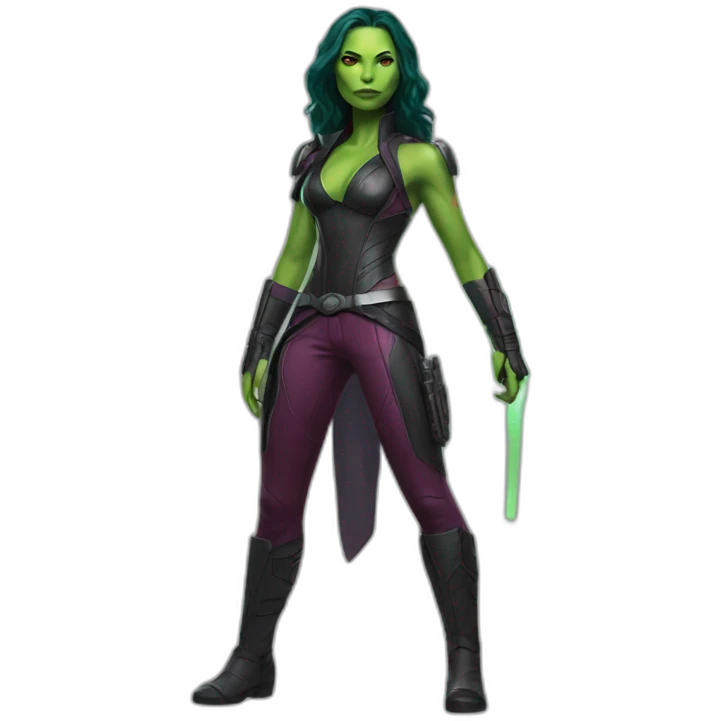 Gamora full body emoji