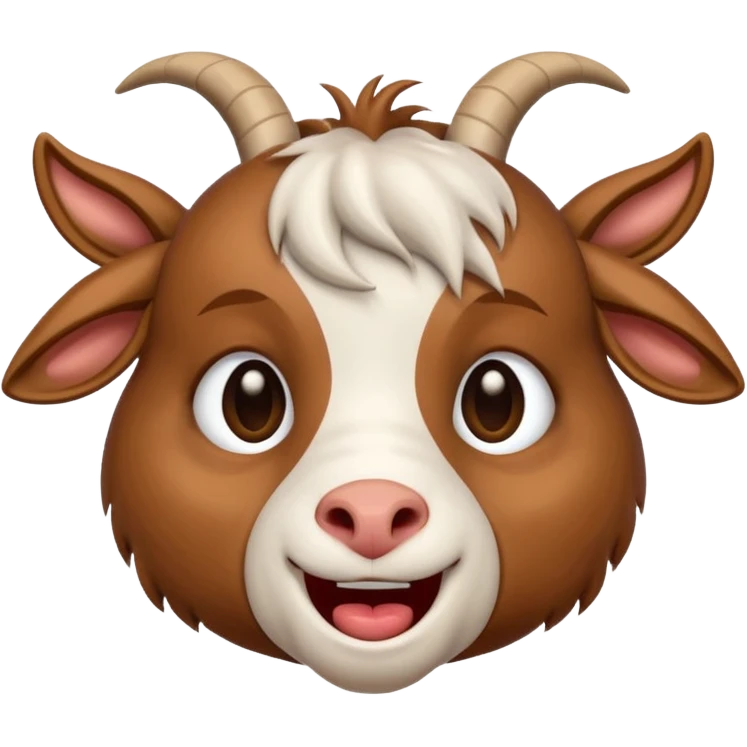 Goat Crying laught emoji