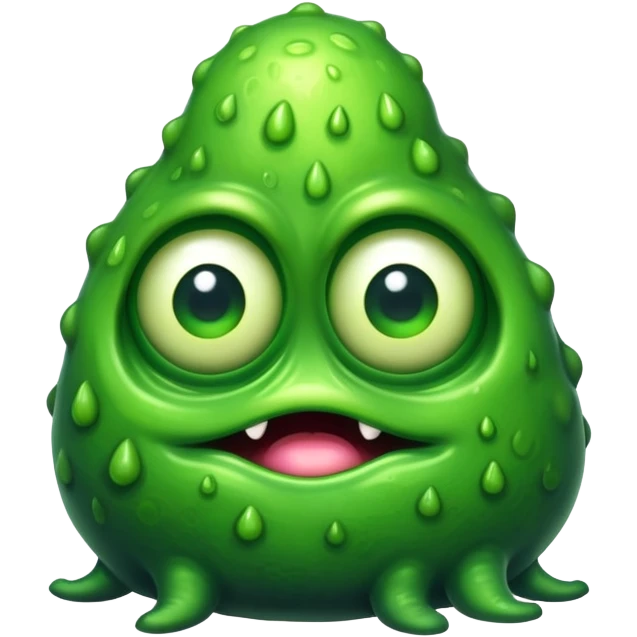 slimy blob monster with one eye emoji