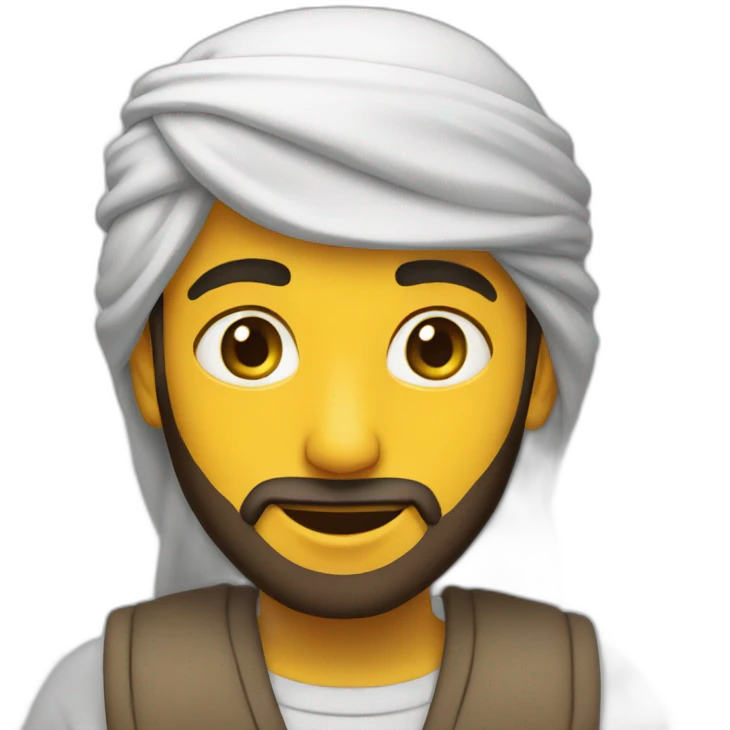 Un arabe emoji