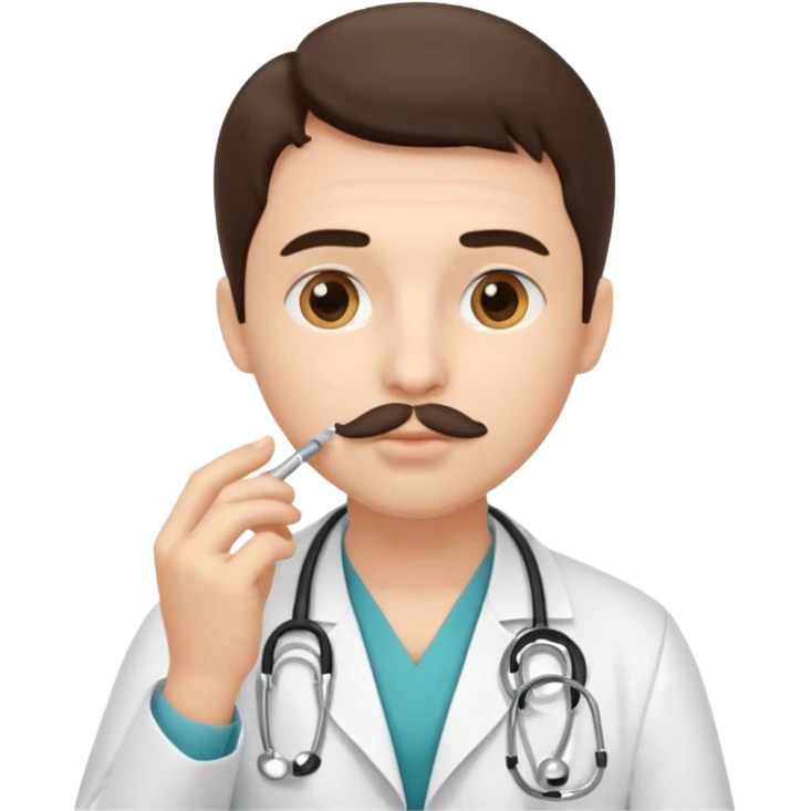 doctor shushing emoji