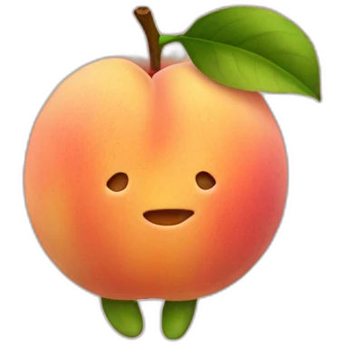 peach with legs emoji