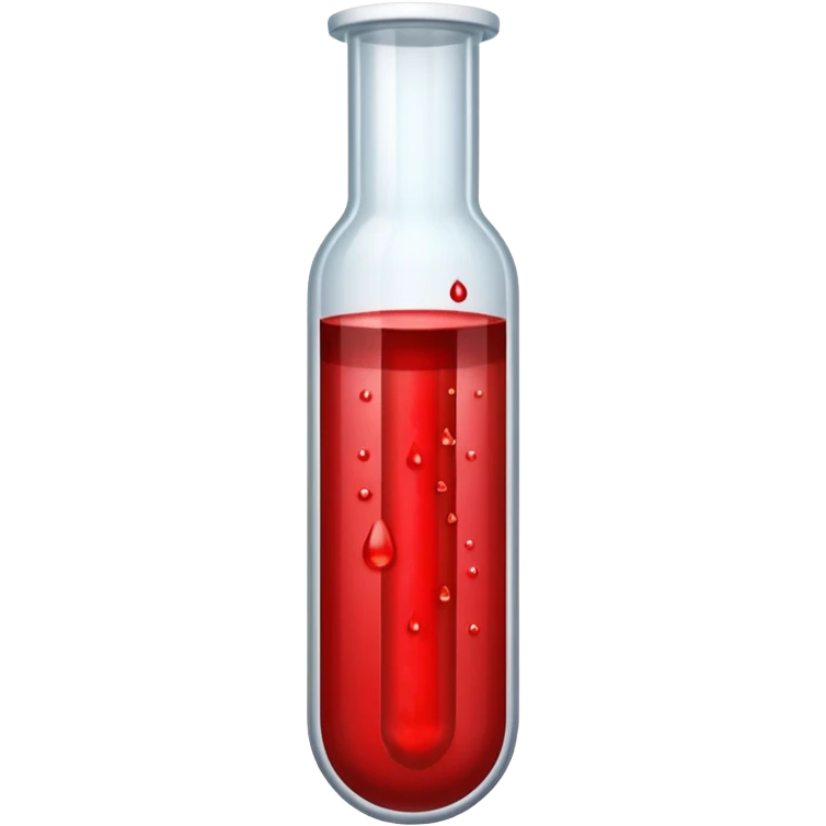 🧪 filled with blood emoji