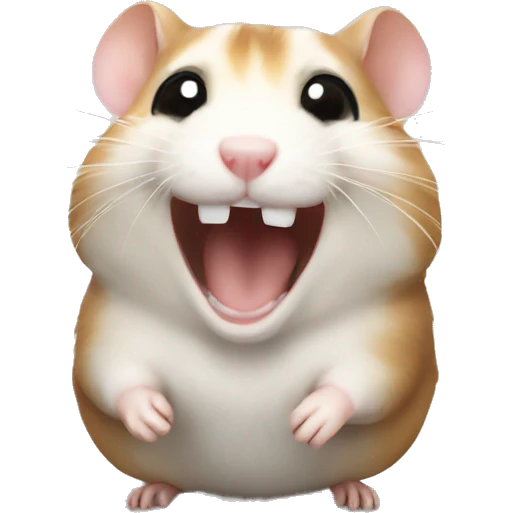 Hamster laughing  emoji