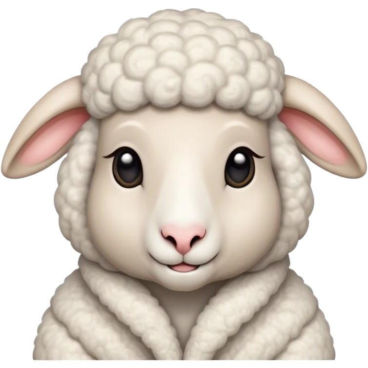 Cute sheep emoji