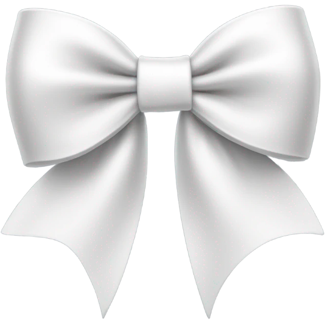 White bow emoji