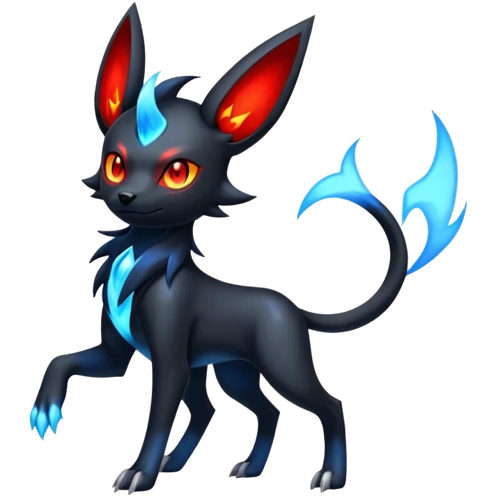 Umbreon-Luxray-Manectric-Houndoom-Pokémon-Fakémon-hybrid-creature emoji