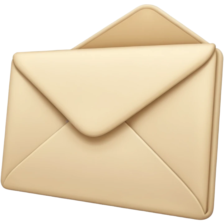 Letter color pale beige creamy emoji