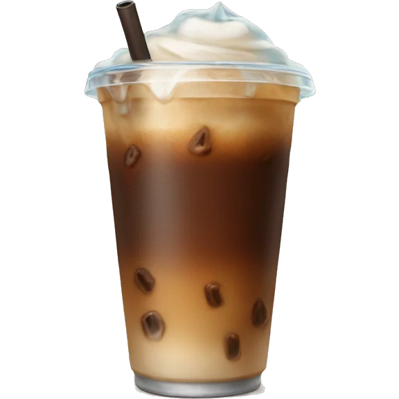 Iced coffee emoji