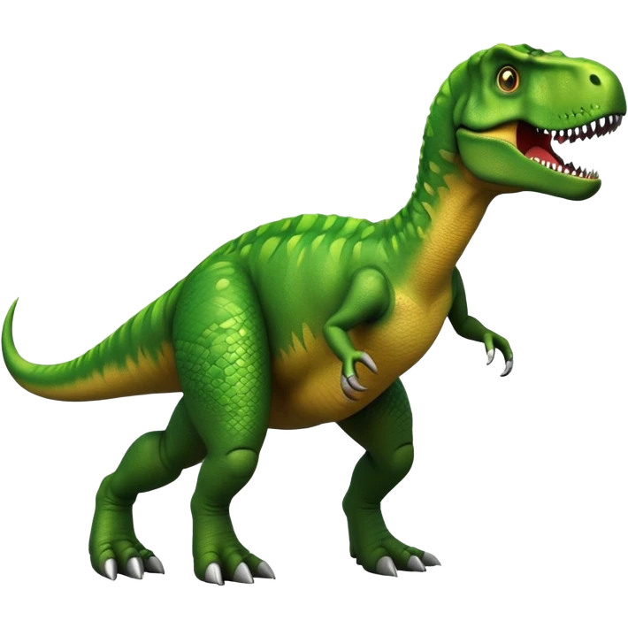 T-rex walking emoji