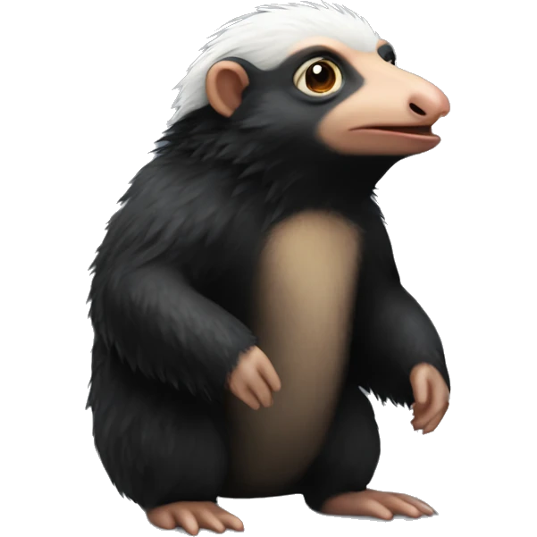 niffler with a coin and without ears emoji