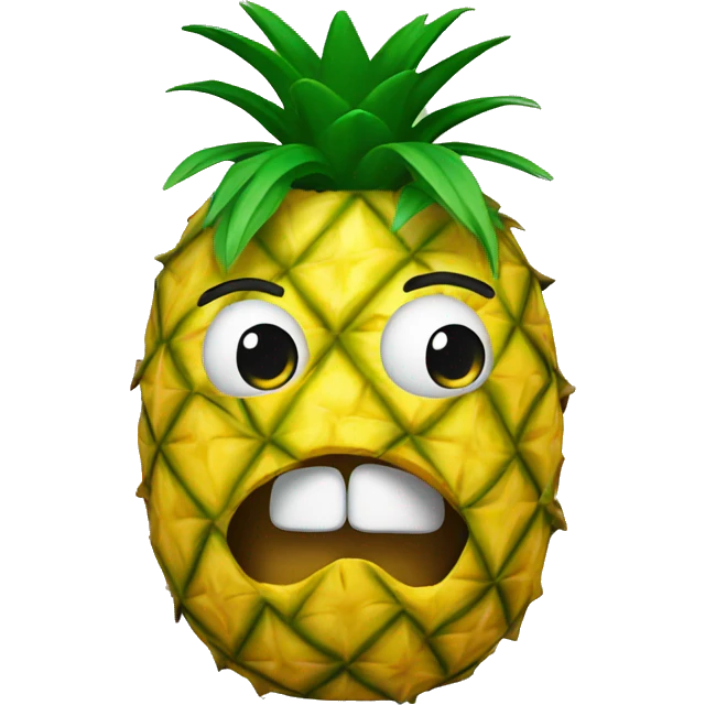 upside down  pineapple emoji