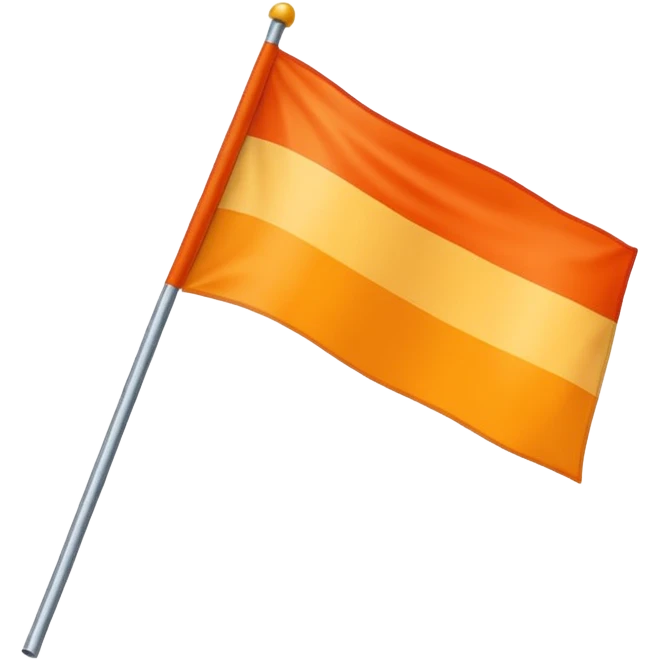 a flag with these colours: 🧡 emoji